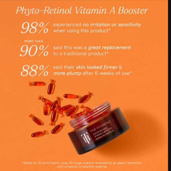True Botanicals Organic Phyto-Retinol Vitamin A Booster 60 Caps (NWT!) - Picture 4 of 4